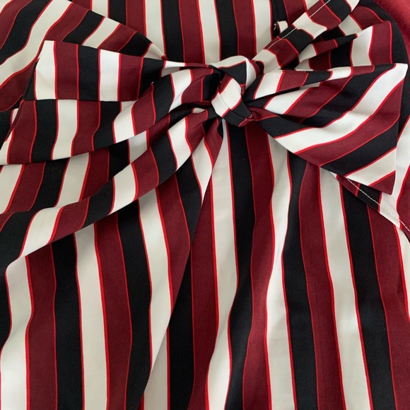 Dynamite Striped Bow Skirt - Picture 2 of 3